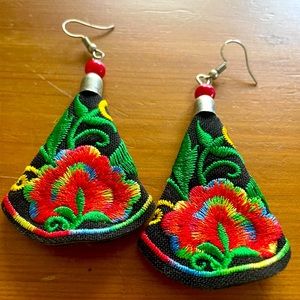 Large Boho Summer Statement Earrings